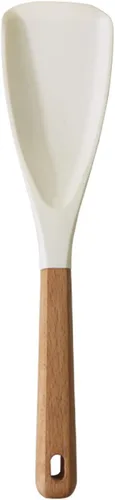 Vista 19 de Juego de utensilios de cocina de mango de madera blanca de 13 piezas, utensilios de cocina antiadherentes de silicona disponibles, mango 13
