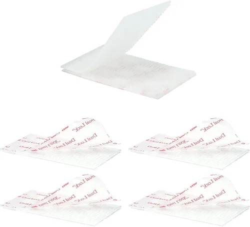 Vista 8 de Cinta de doble bloqueo de 1 pulgada x 2 pulgadas, 10 piezas, cinta