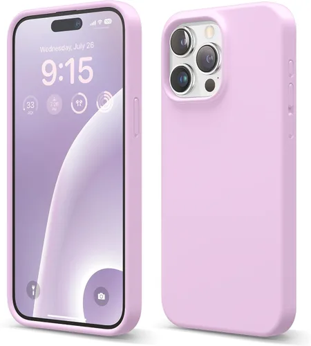 Vista 38 de elago Funda compatible con iPhone 15 Pro Max, de silicona líquida, funda protectora de cuerpo completo, a prueba de golpes, funda delgada