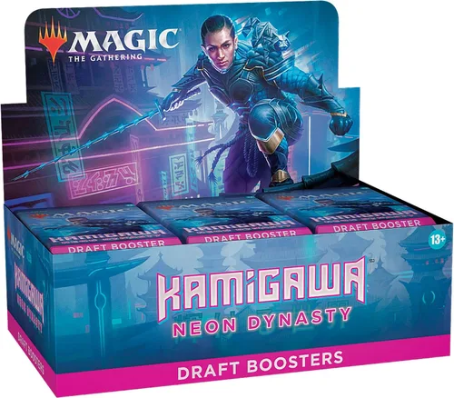 Vista 7 de Magic The Gathering Kamigawa: Neon Dynasty Draft Booster Box 36 paquetes (540 tarjetas mágicas)
