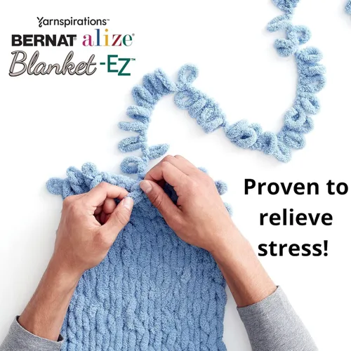 Vista 4 de Bernat Alize Blanket-EZ - Ovillo de lana, color crema
