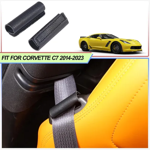 Vista 4 de Clips de sujeción para cinturón de seguridad para Chevrolet Corvette C7 C8 2014-2024, guía de cinturón de seguridad, clips de protección
