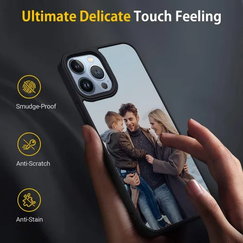 Vista 4 de Funda de teléfono personalizada para iPhone 14 13 Pro Max Plus, fundas de fotos personalizadas para diseñar tu propia imagen personalizada, cubierta