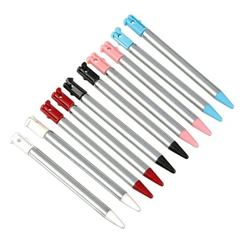 Vista 3 de yueton Pack of 10 Retractable Replacement Metal Stylus Touch Pen, Compatible with Nintendo 3DS, 3DS XL, 3DS LL