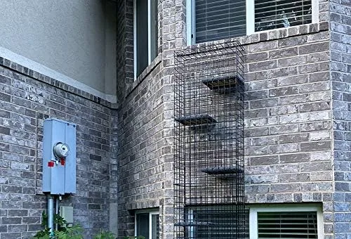 Vista 5 de 8" X 22" X 96" Catio Tower Outdoor Cat Recinto