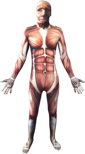 Vista 18 de SecondSkin - Traje para cuerpo completo de licra Esqueleto