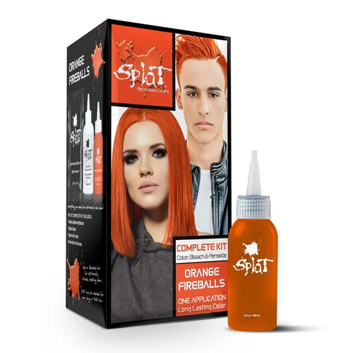 Vista 12 de Splat Kit completo de tinte para el cabello semipermanente de larga duración vegano y libre de crueldad Aqua Rush