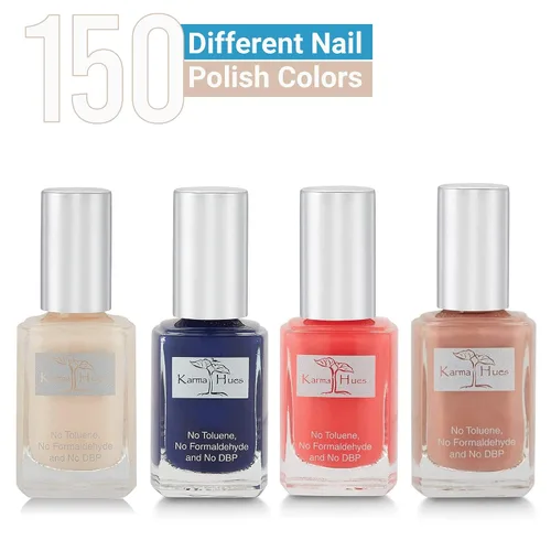Vista 9 de Karma Naturals Esmalte de uñas – No tóxico, vegano y libre de crueldad (Creme Brulee, 0.43 onzas líquidas)