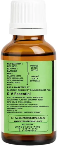 Vista 4 de R V Essential Aceite portador de Bakuchi puro 3.4 fl oz (3.38oz)- Psoralea Corylifolia (100% puro y natural prensado en frío)