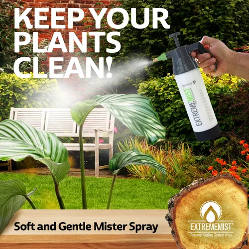 Vista 4 de ExtremeMIST Pulverizador de jardín de alto rendimiento, rociador de plantas y botella rociadora definitiva para plantas, pulverizador de bomba