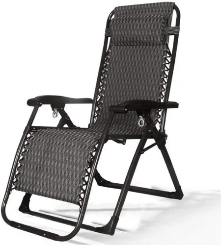 Vista 3 de Fityle - Tela de repuesto para silla de gravedad cero, sillón reclinable, 63 x 17 pulgadas, rombo, gris