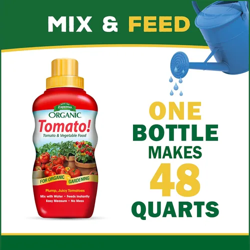 Vista 5 de Espoma ¡Tomate concentrado orgánico de 16 onzas! Alimento vegetal - Fertilizante vegetal para todo tipo de tomates y otras verduras. Para jardinería
