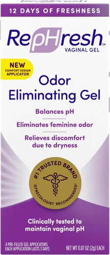 Vista 2 de Dorzu Gel vaginal RepHresh que elimina el olor femenino (4 unidades) y probióticos esenciales de vH para la salud del tracto urinario vaginal