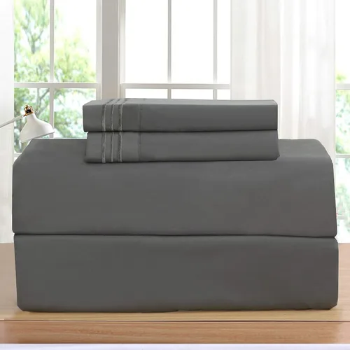 Vista 15 de Elegant Comfort Juego de sábanas de lujo en Amazon 1500 Premier resistente a las arrugas, la decoloración y las manchas, juego de sábanas de 4