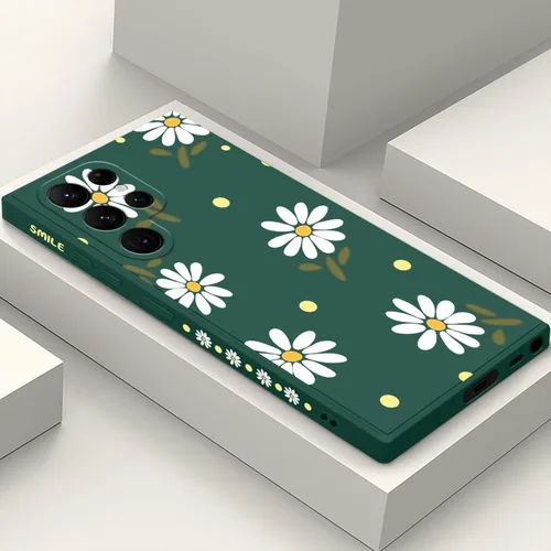 Vista 17 de LEECG Funda para Samsung Galaxy S22, Diseños de Flores Elegantes de Silicona Suave con Protección contra Caídas y Resistente a Huellas Dactilares