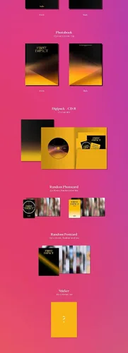 Vista 3 de Kep1er FIRST IMPACT 1st Mini Album Random Version 72p PhotoBook+2p PhotoCard+1p PostCard+1p Sticker+Tracking Kpop Sealed