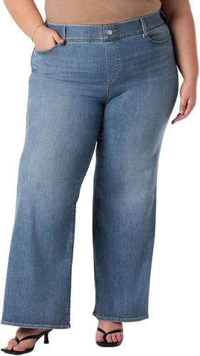 Vista 9 de Levi Strauss Signature Gold Jeans de pierna ancha totalmente moldeadores para mujer Leyenda azul