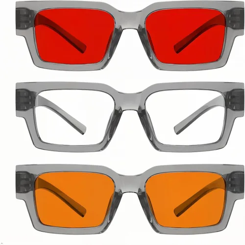 Vista 314 de Eyekepper Gafas de luz azul para hombre y mujer, paquete de 6 lentes Pilot Paquete de 6 color mezclado