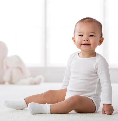 Vista 3 de Gerber Baby 2-Pack Long-Sleeve Side-snap Mitten-Cuff Shirt