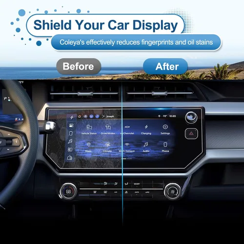 Vista 7 de Protector de pantalla Chevy Bolt 2027 para Chevy Bolt (LT/RS) Pantalla táctil diagonal de 11.3 pulgadas, vidrio templado 9H 2027 Bolt EV, accesorios