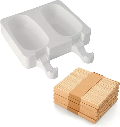 Vista 8 de Silikomart Molde de silicona para barra de helado, juego de 2, Chocostick