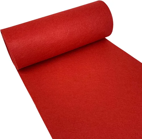 Vista 6 de aufodara Tela de fieltro 11.8 x 98.4 pulgadas Rollo de tela de fieltro para manualidades, fieltro de 3mm de espesor para manteles de fieltro DIY