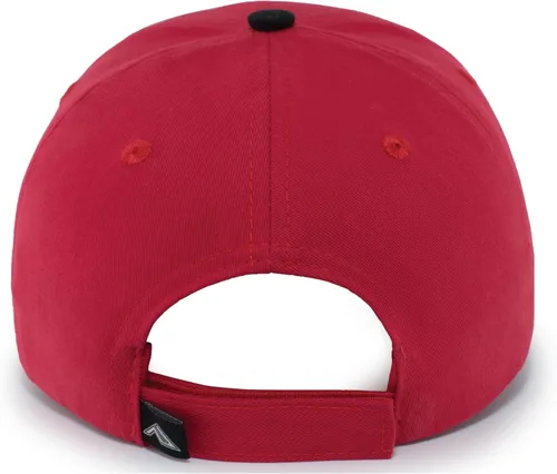 Vista 2 de Pacific Headwear Brushed Twill Cap with Sandwich Bill