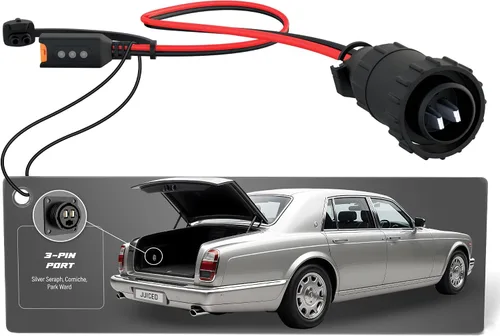 Vista 9 de Adaptador JMR para Rolls Royce Ghost Phantom compatible con CTEK (puerto de 2 pines, con indicador) Compatible with CTEK, Ghost Phantom