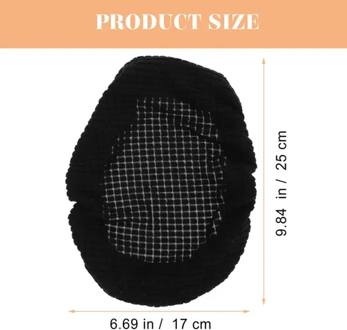 Vista 2 de VOSAREA Fundas para silla de escritorio de oficina, funda para reposacabezas de silla de computadora, funda elástica de repuesto para muebles, funda