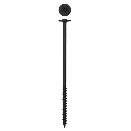 Vista 12 de SPAX Tornillos de retraso de madera estructural con cabezal de arandela exterior de 1/4" x 2-1/2", broca Torx T-Star (50 EA) incluida, resistente a