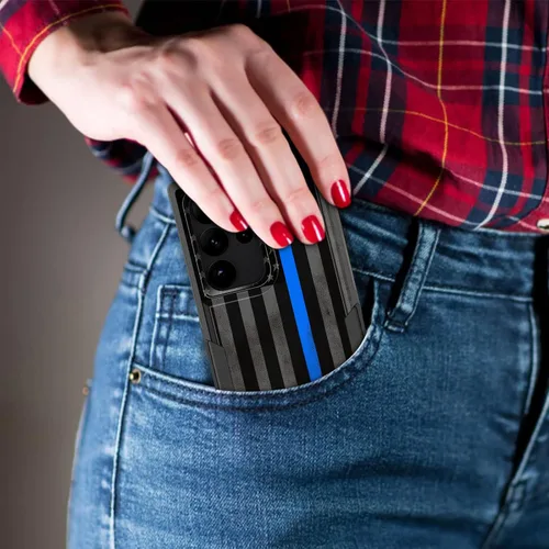 Vista 245 de Funda para Galaxy A14 5G, resistente de doble capa híbrida de policarbonato duro, goma suave, a prueba de golpes, funda protectora resistente