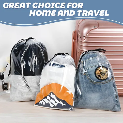 Vista 6 de Bolsas de zapatos, Transparente, Accesorio de viaje