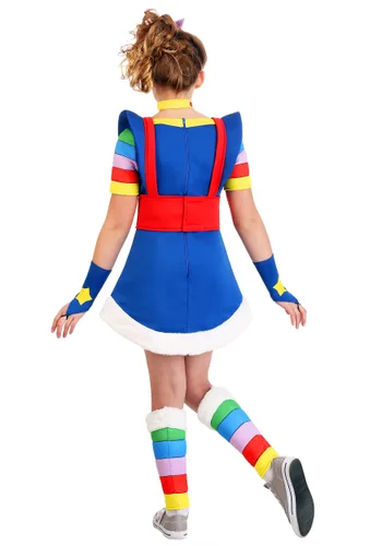 Vista 2 de Disfraz de Rainbow Brite para Niña Multicolor