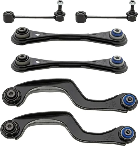 Vista 162 de Detroit Axle - Kit de extremo delantero para Chrysler 300 Dodge Charger 2011-2023 Challenger, 2 Lower Rearward Control Arms 2 Outer Tie Rods 2