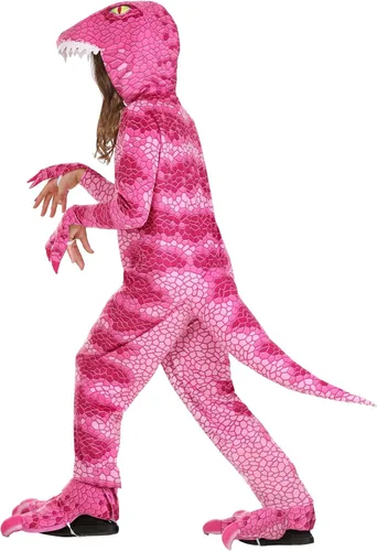 Vista 3 de Disfraz de dinosaurio atrevido para niña