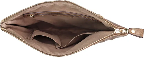 Vista 5 de B BRENTANO Bolsa de embrague vegana en relieve de gran