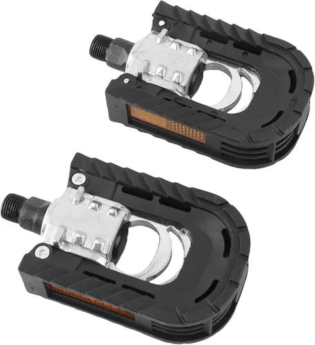 Vista 9 de Pedal plegable, 1 par de pedales plegables dobles para bicicleta de carretera, accesorio de bicicleta plegable
