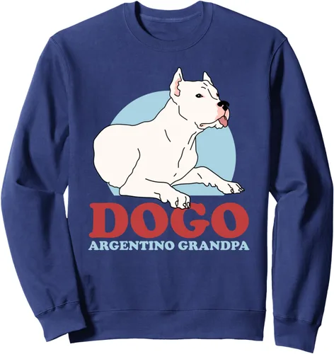 Vista 3 de Dogo Argentino Grandpa Dog Owner Dogo Argentino Sweatshirt