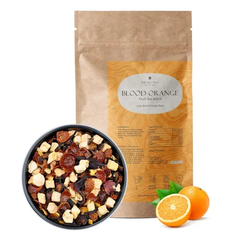 Vista 58 de Prime Tea Grandma's Fruit Basket – Exquisita fruta tisana, hojas sueltas orgánicas de primera calidad, deliciosa mezcla de té de hierbas, natural