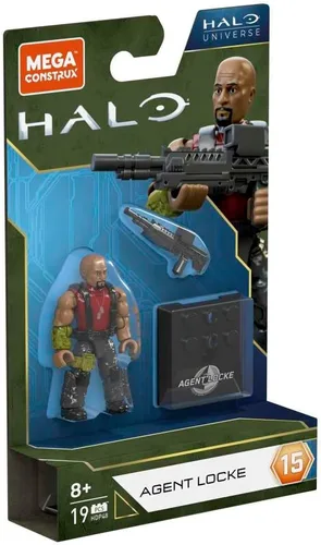 Vista 3 de Figura del universo Halo de Agent Locke de MEGA BLOCKS
