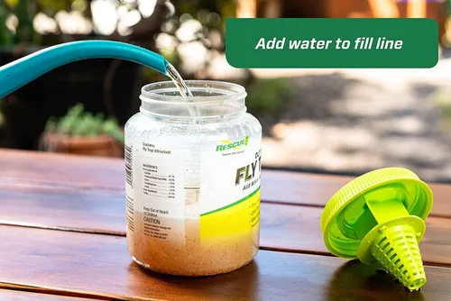 Vista 6 de Paquete de 4 recipientes reutilizables para trampa para moscas Rescue Outdoor