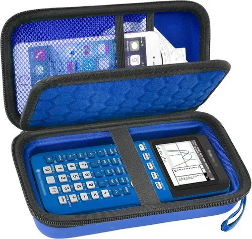 Vista 14 de PAIYULE Estuche rígido para calculadora TI-84 Plus CE/Evo/TI-30XS/TI-Nspire Negro para TI-84
