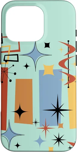 Vista 20 de Retro Mid Century Modern MCM Vibe Aesthetic Kitsch Art Case for iPhone 17
