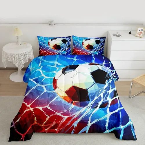 Vista 13 de Feelyou Juego de ropa de cama con diseño de arco iris, juego de edredón para niños, niñas, decoración de notas musicales, edredón de microfibra