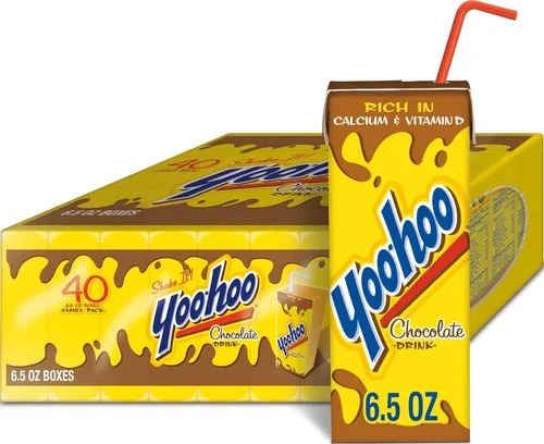Vista 9 de Yoo-hoo Bebida de chocolate, cajas de 6.5 onzas líquidas, paquete de 32