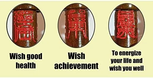 Vista 6 de Pulsera budista 1 pieza del zodiaco chino budismo hecho de árbol de azufaifo y tres dijes (energizar, logro, salud) incluidas palabras de Buda