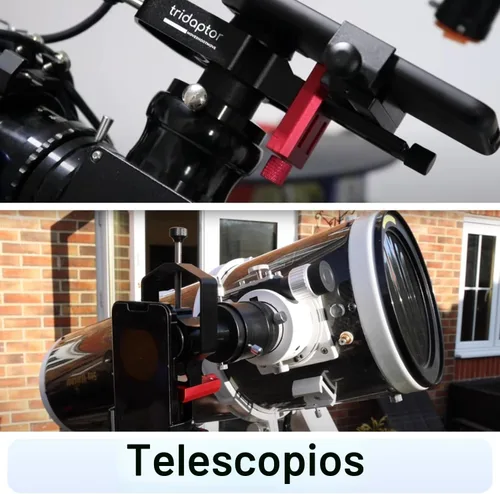 Vista 4 de tridaptor - Adaptador universal para digiscopio de alcance de teléfono, soporte de telescopio de metal XYZ de alta precisión de 3 ejes