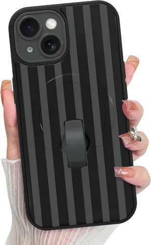 Vista 125 de KANGHAR Compatible con iPhone 17 Pro Case Spot Pattern - Negro Mancha rosada negra