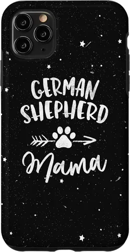 Vista 4 de Funda para iPhone 12 Mini Pastor Alemán Mama – Pastor Amante del Dueño Regalo Perro Mamá
