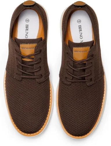 Vista 3 de Bruno Marc Zapatillas de malla para hombre Oxfords ligeras